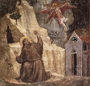 GIOTTO di Bondone Stigmatisation of Saint Francis oil on canvas